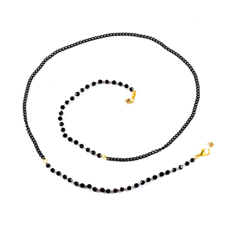Pearl glasses chain with crystalline shine Kalsten