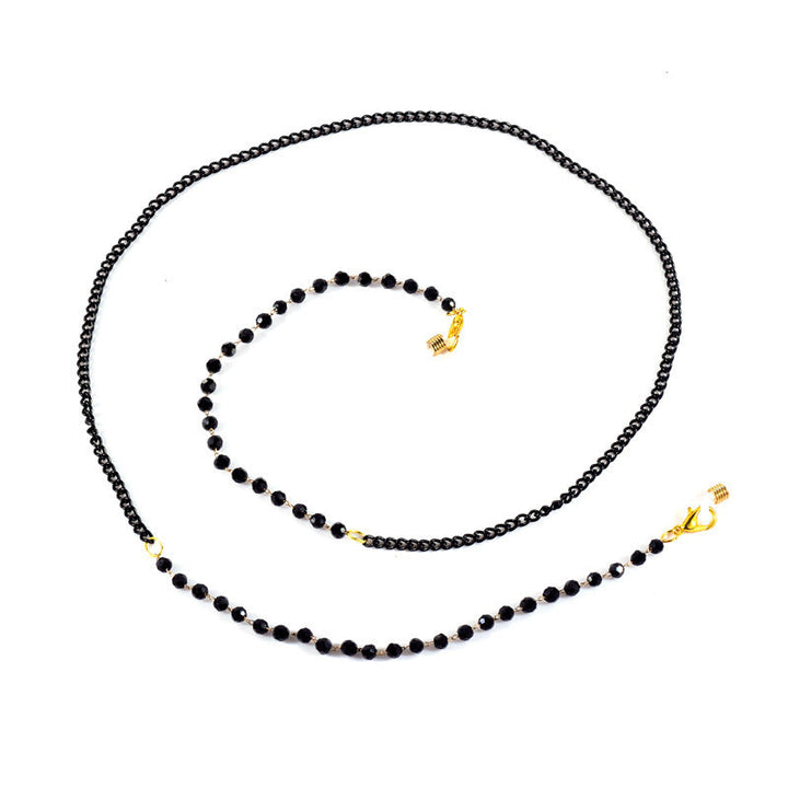 Pearl glasses chain with crystalline shine Kalsten