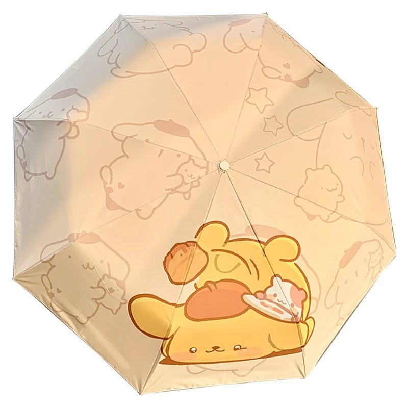 Women Automatic Umbrella with Cute Character Design Kalsten