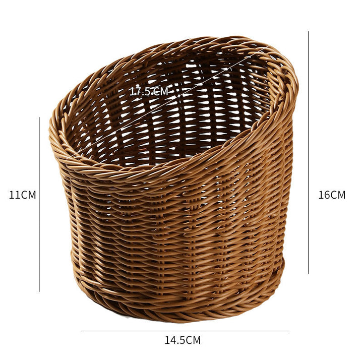 Handcrafted Natural Wicker Storage Basket Kalsten