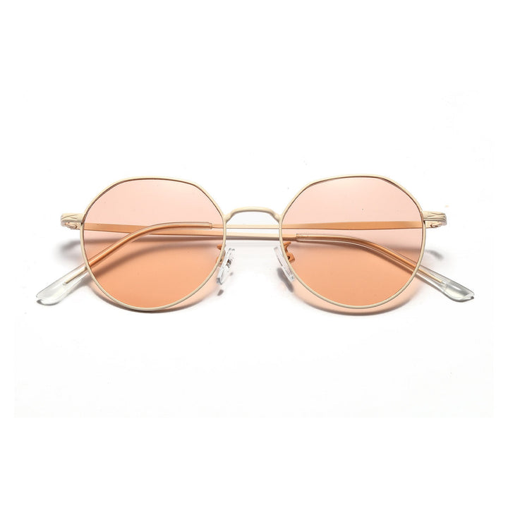 Women's round glasses with delicate metal frame Kalsten