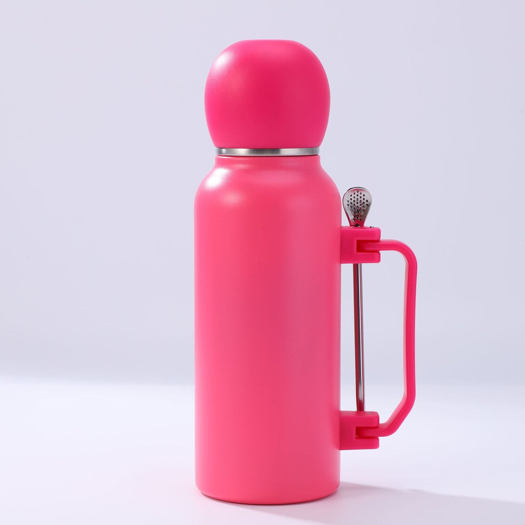 Women practical insulated bottle with integrated tea strainer Kalsten