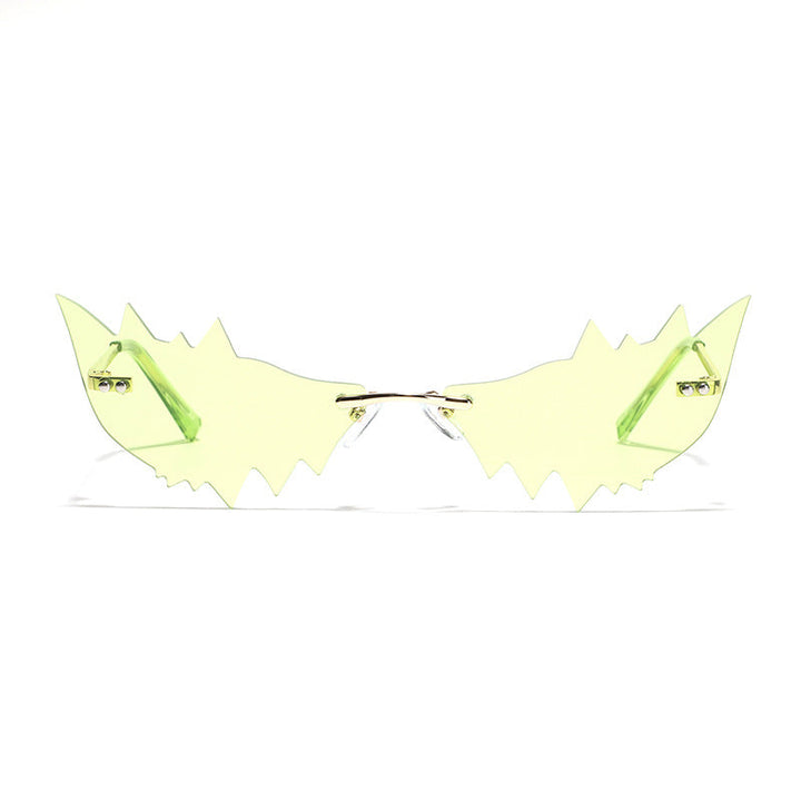 Ladies Trendy Cat Eye Sunglasses with Protective UV Filter and Unusual Frame Kalsten