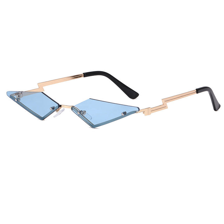 Women's geometric designer sunglasses with innovative frame Kalsten