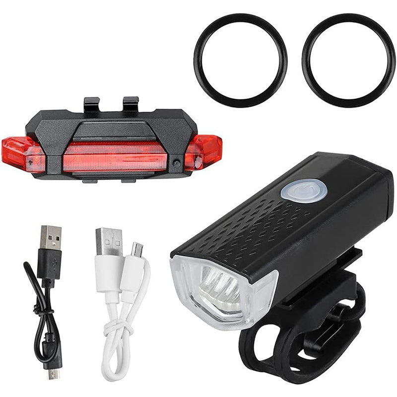USB Rechargeable Bicycle Light Set Kalsten