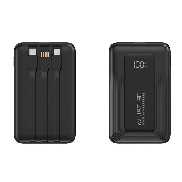 Portable power bank with digital capacity display and two USB ports Kalsten