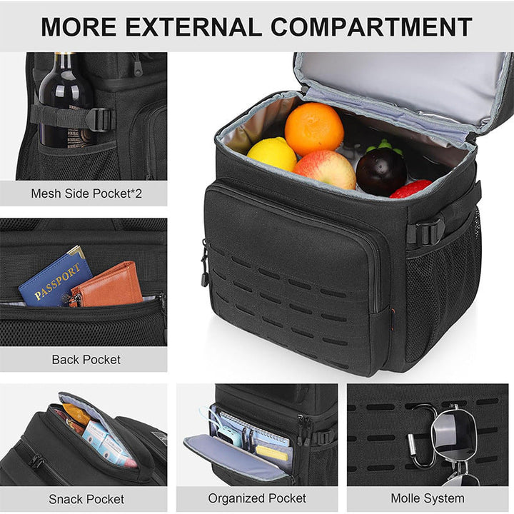 Multifunctional Tactical Backpack with Modular Compartments Kalsten