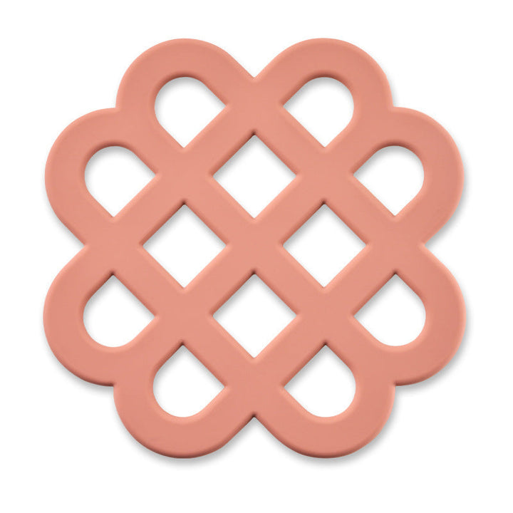 Heat-resistant silicone coaster with decorative design Kalsten
