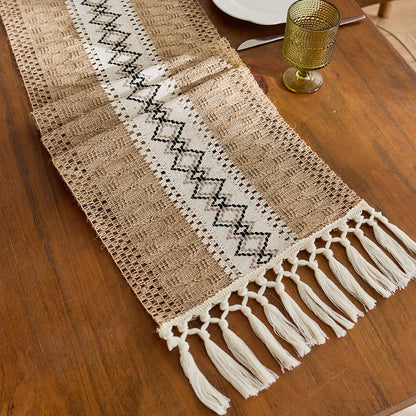 Elegant Knitted Table Runner
