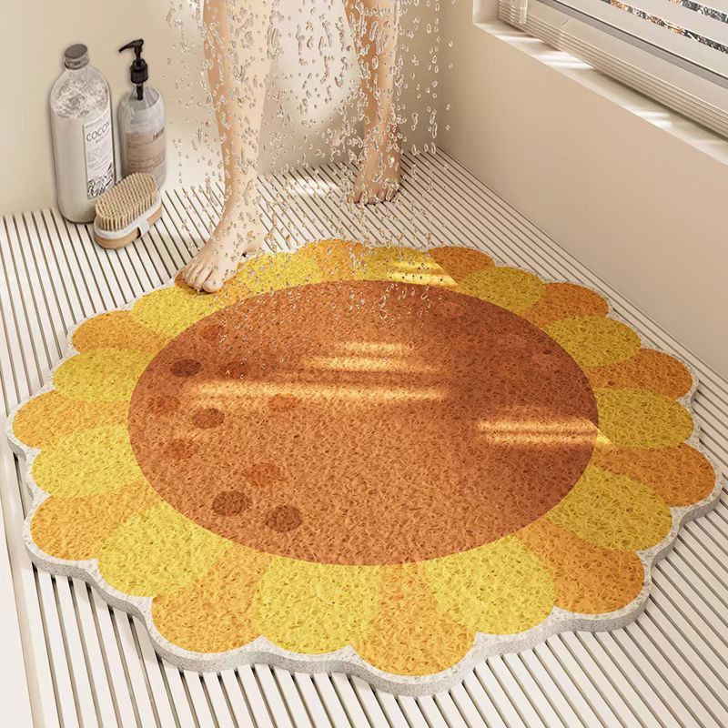 Floral Shaped Bath Mat Kalsten