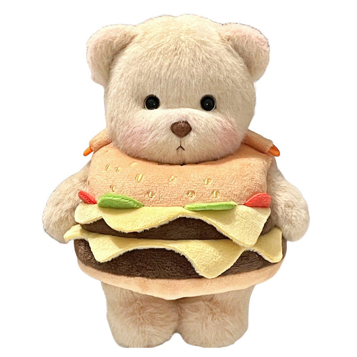 Cuddly toy with hamburger application Kalsten