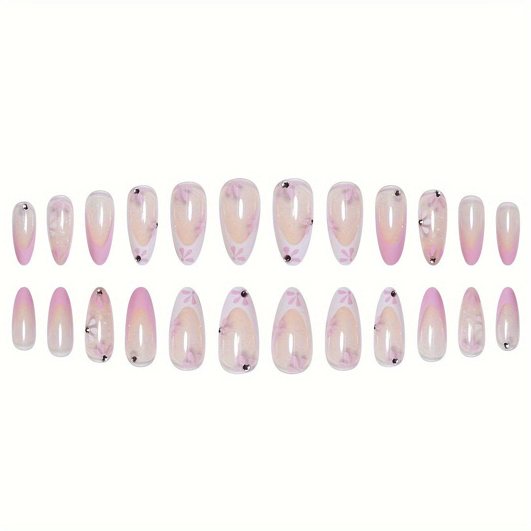 Floral Art Acrylic Nail Set Kalsten