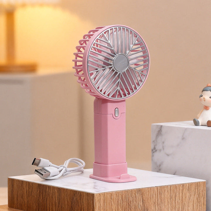 Portable battery-operated handheld fan with multiple speed settings Kalsten
