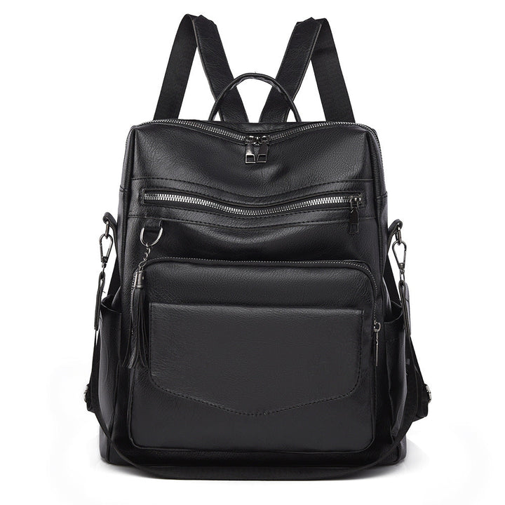 Vintage-Inspired Leather Backpack Kalsten