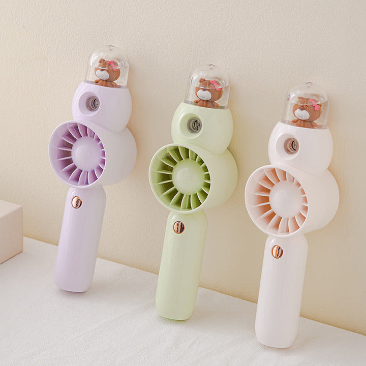 Adorable Cartoon-Themed Handheld Fan Kalsten