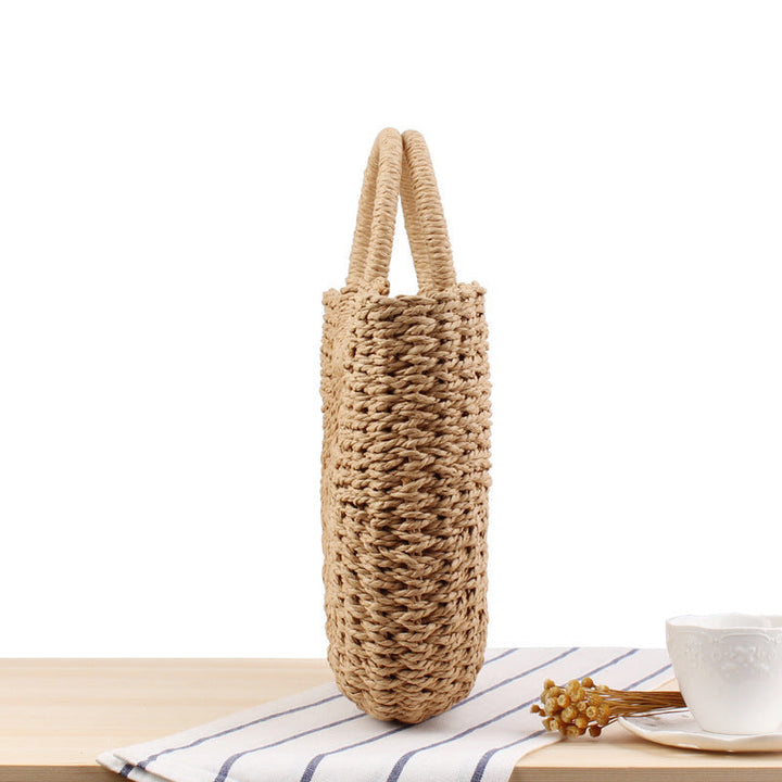 Stylish basket bag with wide handle Kalsten