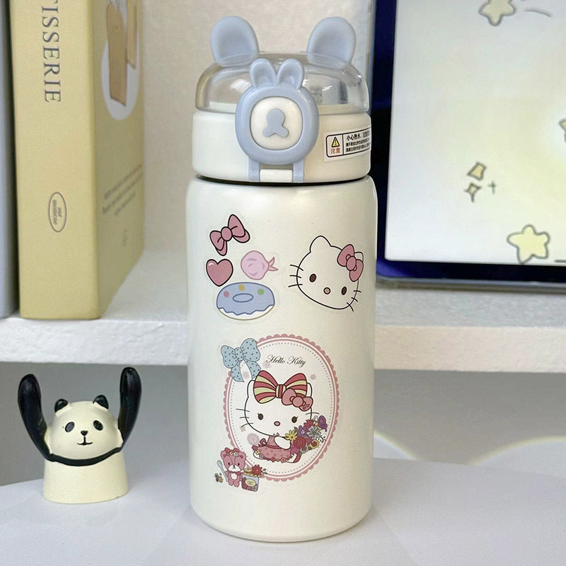 Women's insulated drinking bottle with secure flip lid and cute design Kalsten
