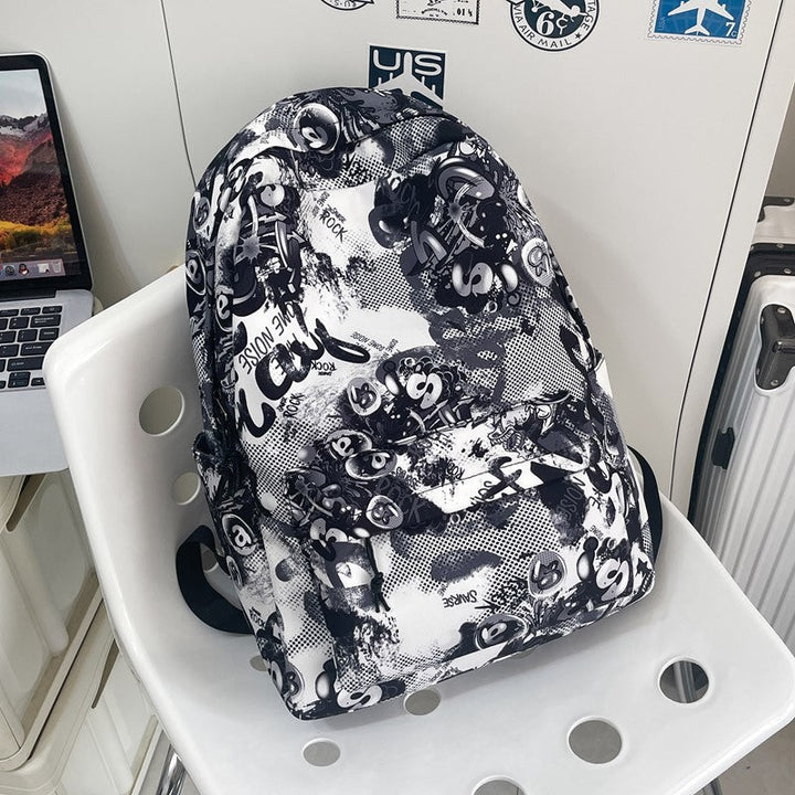 Artistic Graphic Print Backpack