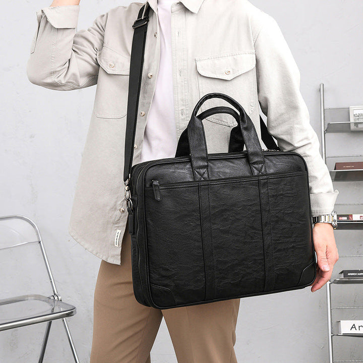 Laptop and Briefcase Made of High-Quality Leather Kalsten