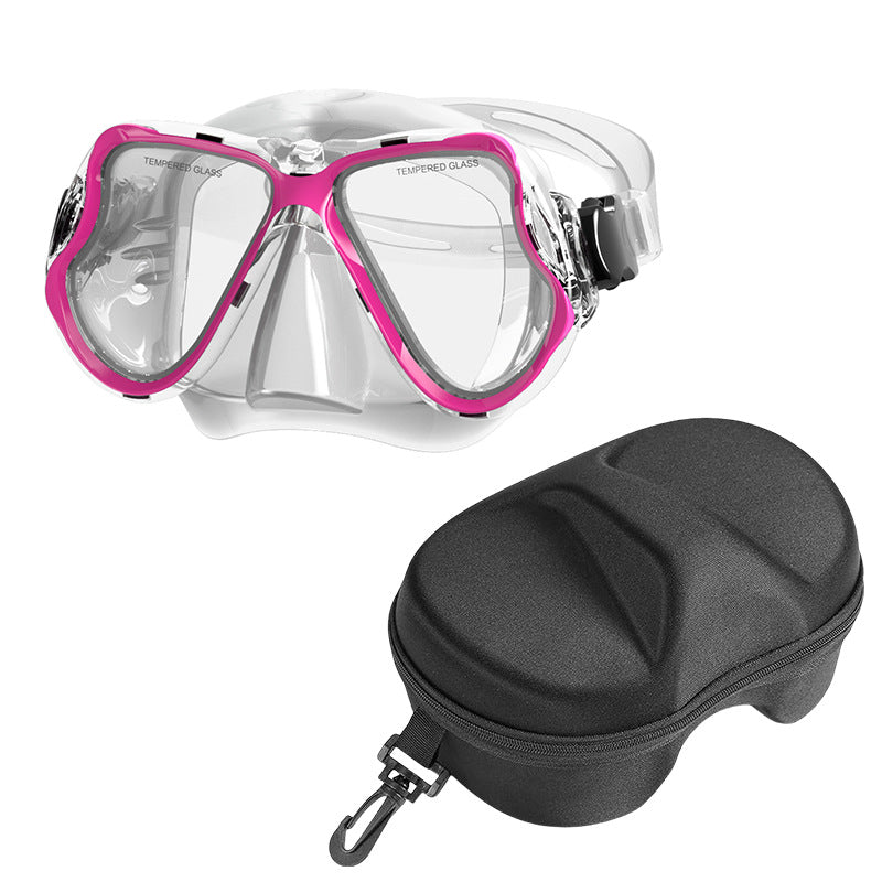 Diving mask with wide field of vision and comfortable wearing comfort Kalsten