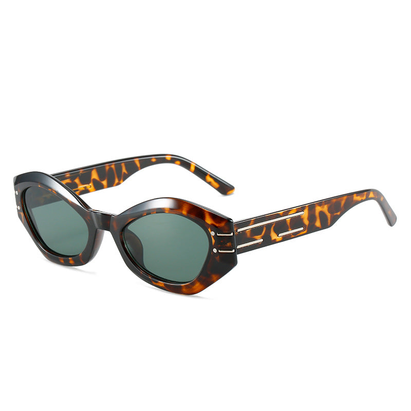 Ladies stylish designer sunglasses with unique frame construction Kalsten
