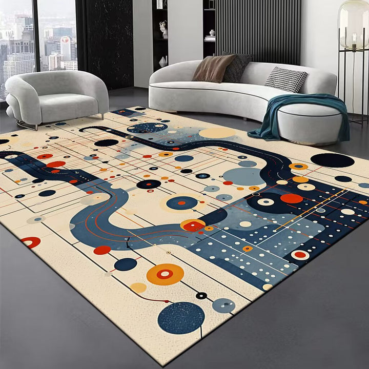 Abstract Swirl Area Rug Kalsten