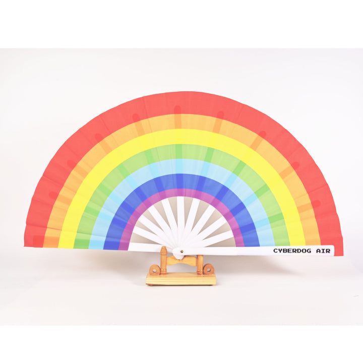 Women Colorful Fan with sturdy plastic ribs Kalsten
