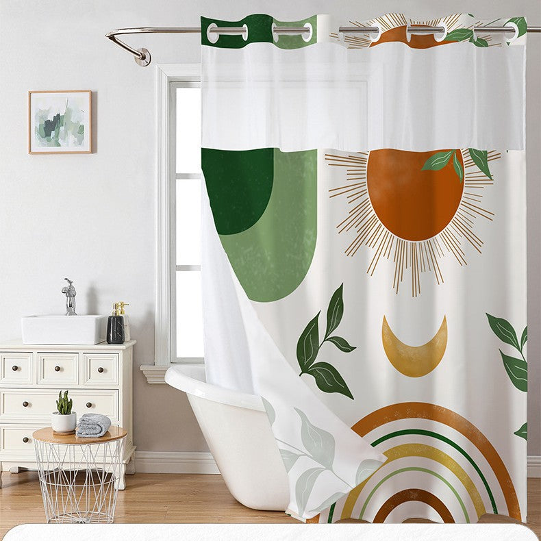 Artistic Floral Shower Curtain Kalsten
