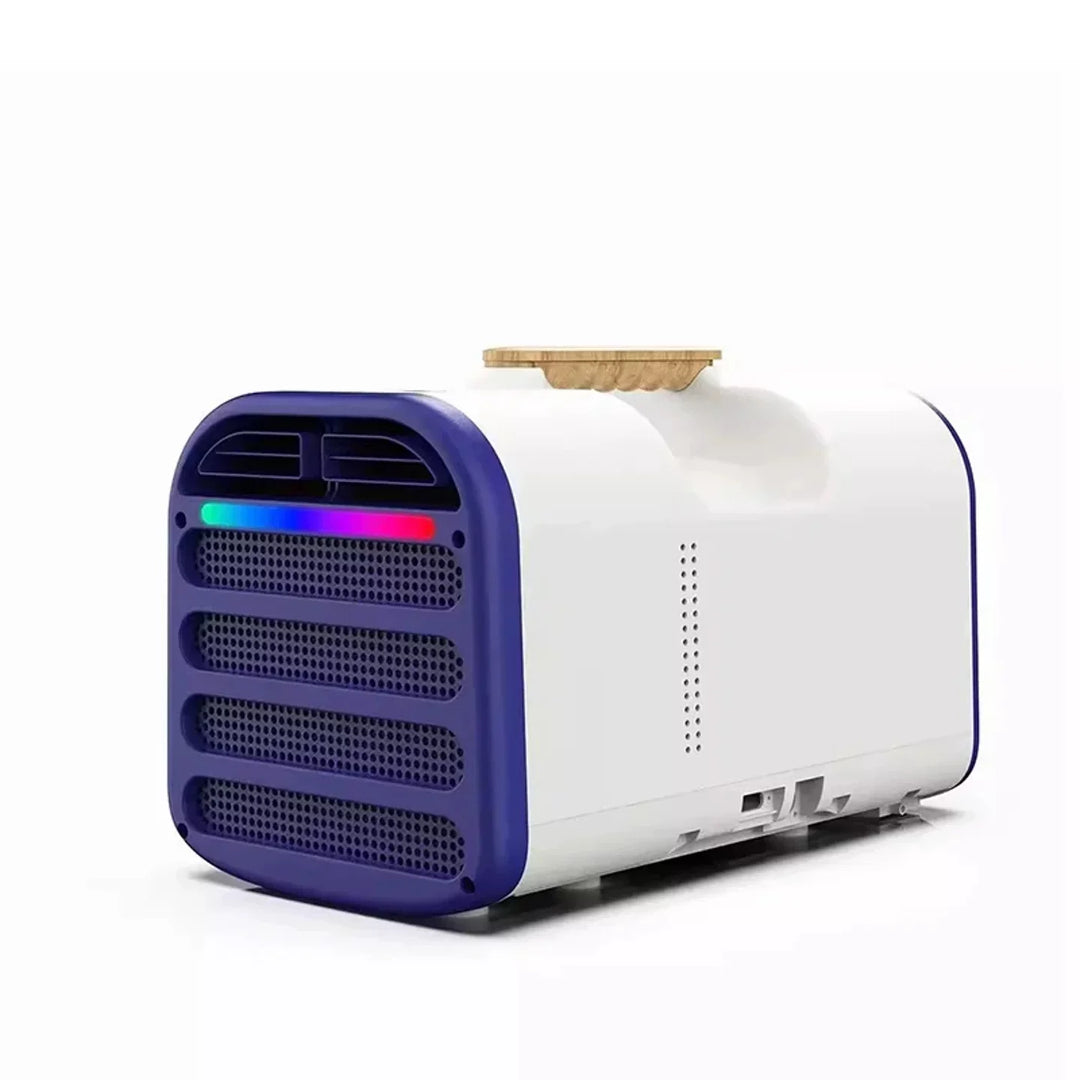 Unisex One Size personal desktop microclimate cooler and cleaner with bamboo carrying handle Kalsten