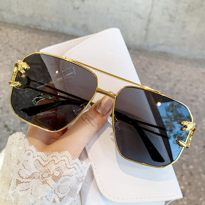 Ladies square sunglasses with luxurious metal frame Kalsten