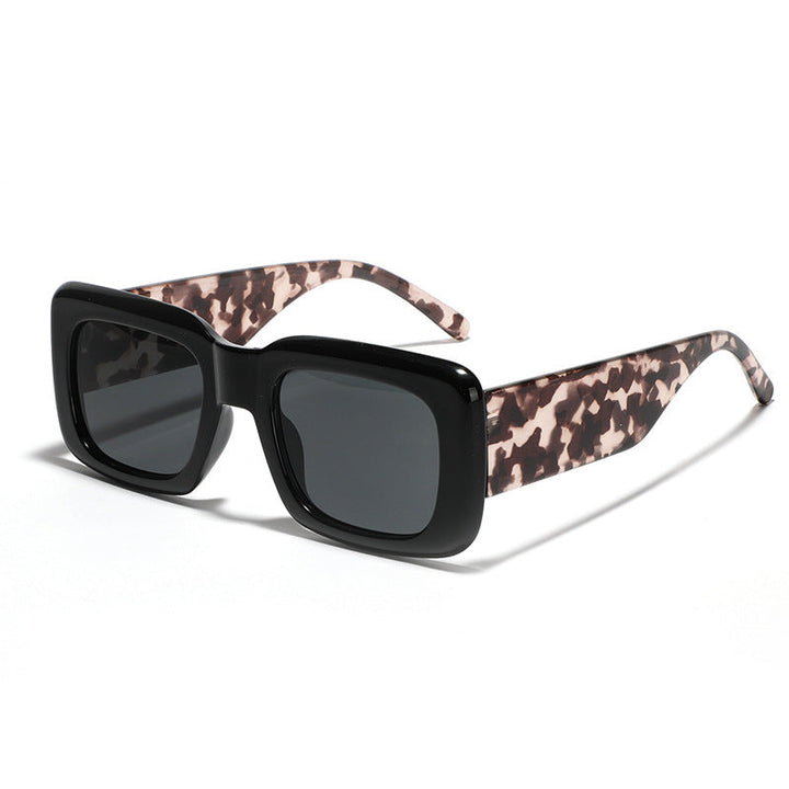 Women's modern square sunglasses with color-coordinated pattern Kalsten