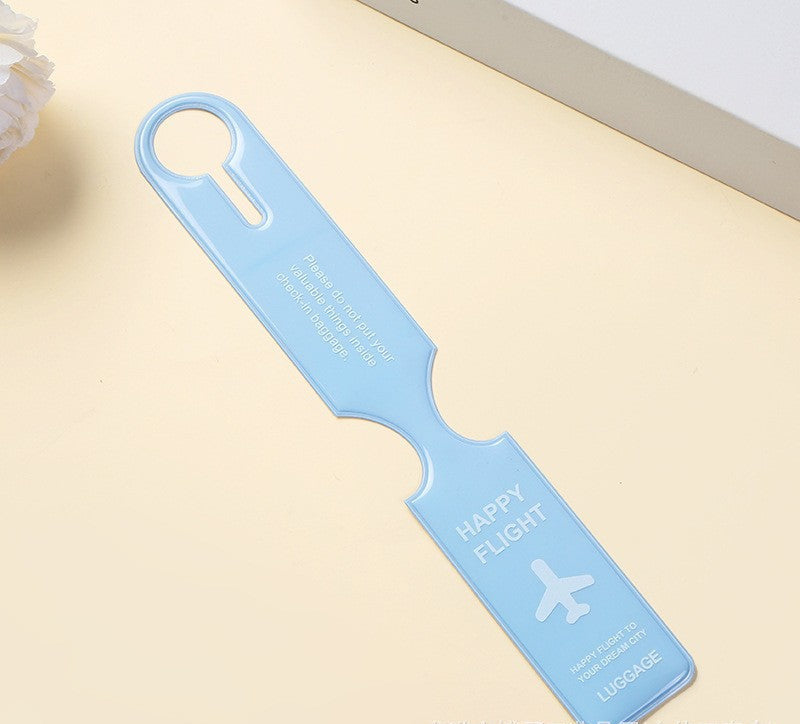 reflective PVC luggage handle wrap tag with secure snap closure Kalsten