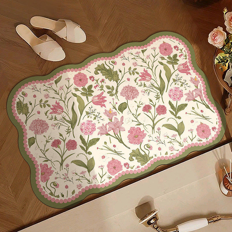 Floral Decorative Mat Kalsten