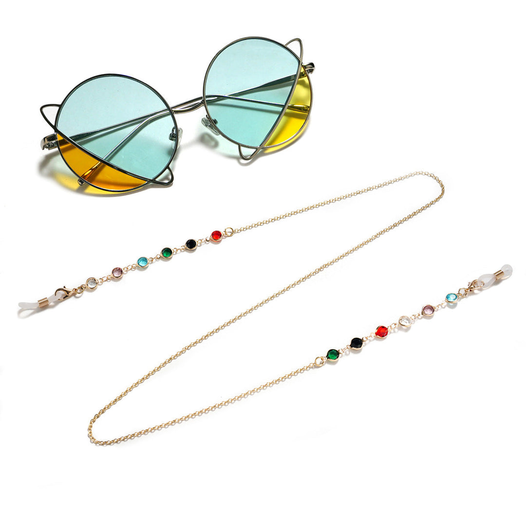 Elegant Gold-Plated Eyewear Chain Kalsten