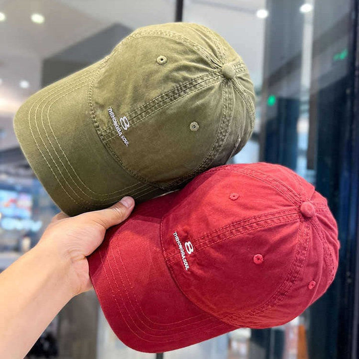 Men's Distressed Cotton Baseball Cap Kalsten