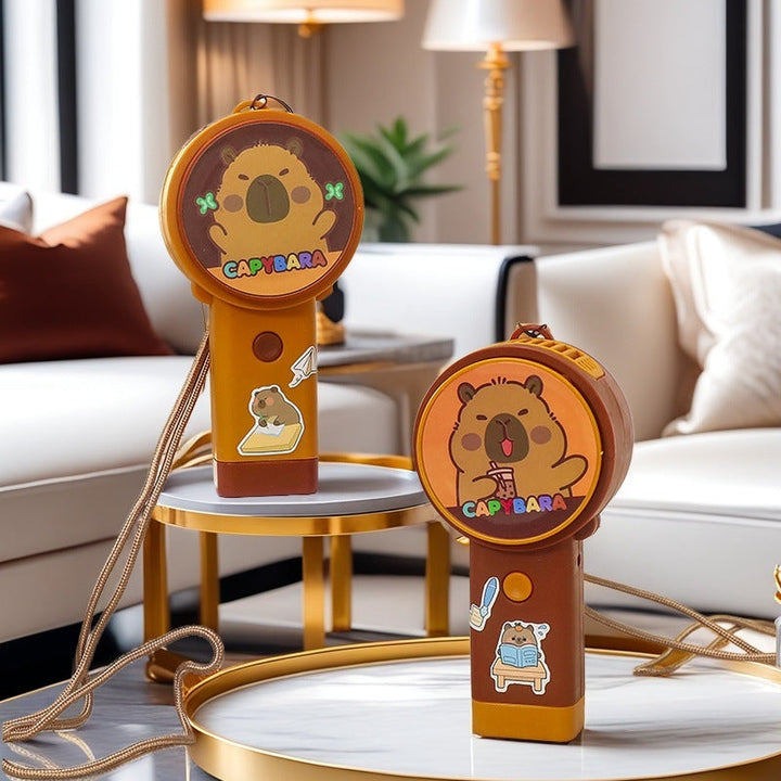 Portable Usb Mini Fan with Creative Capybara Design Kalsten