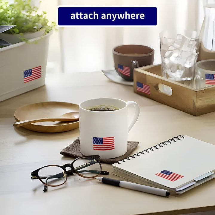 Unisex sticker roll with USA flag motif permanent labels for shipping and decoration Kalsten