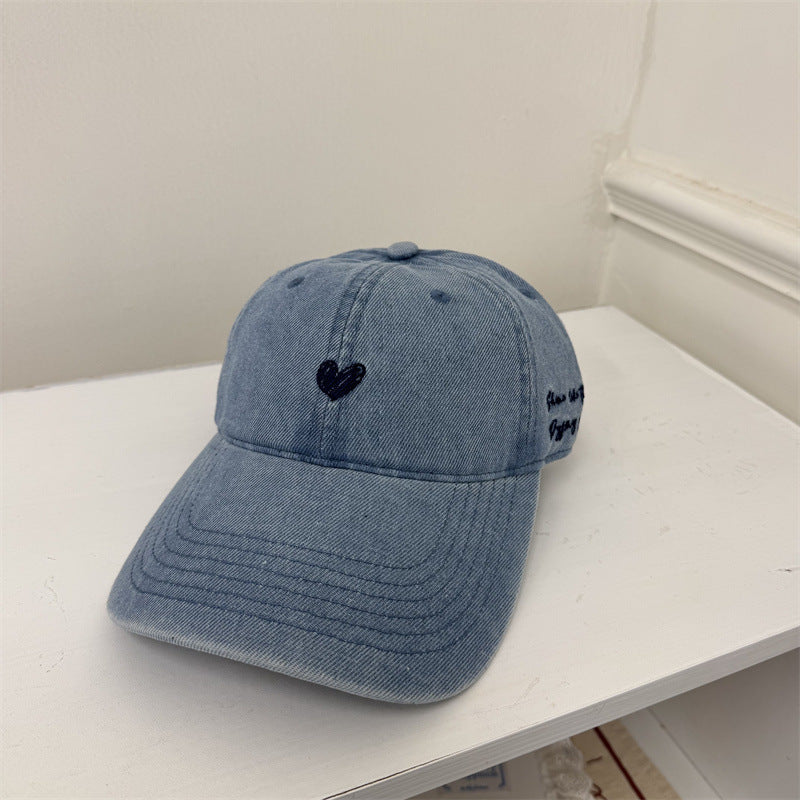 Women's Casual Embroidered Denim Baseball Cap Kalsten