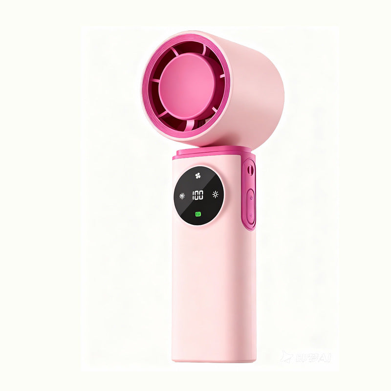 Women's Portable USB Mini Fan with LED Display Kalsten