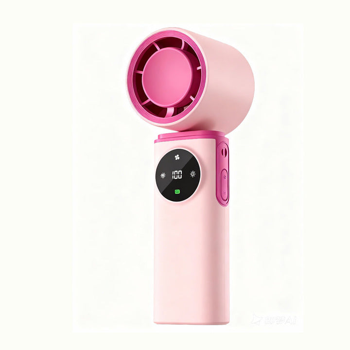Women's Portable USB Mini Fan with LED Display Kalsten
