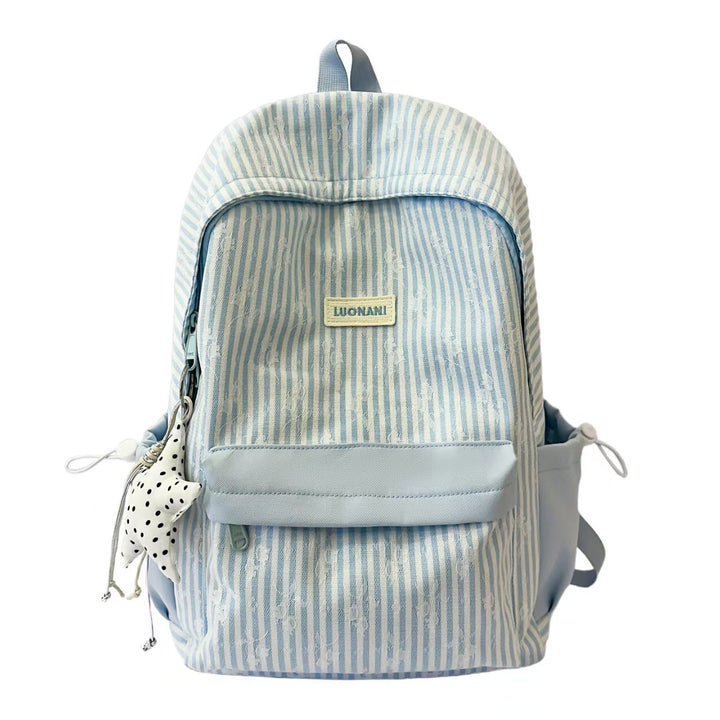 Lightweight Striped Casual Backpack Kalsten