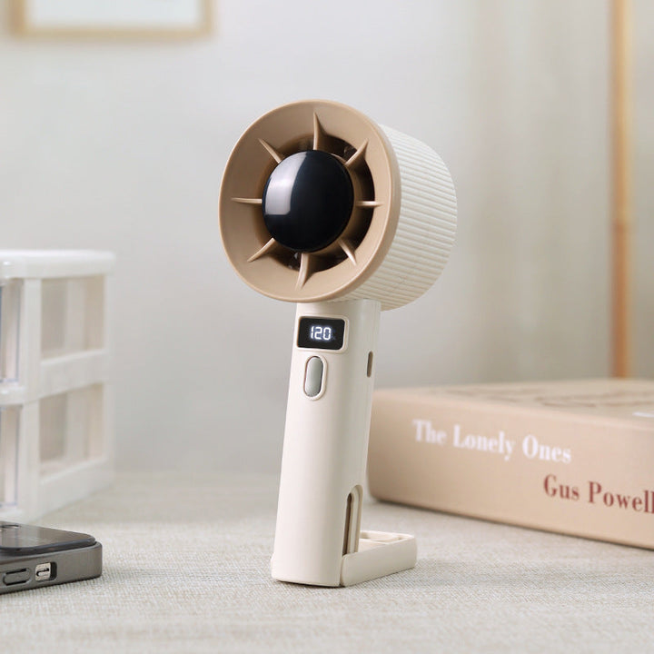 Women portable mini fan with LCD display Kalsten
