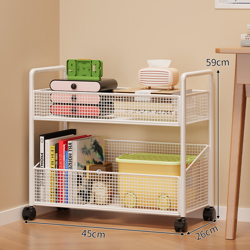 Modern Multi-Tier Mesh Storage Shelf Kalsten