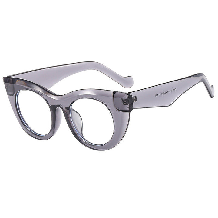 Women's Cat-Eye Sunglasses with Transparent Frame and Polarized Lenses Kalsten