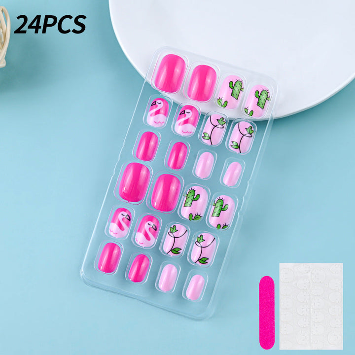Themed Summer Beach Nail Art Press-On Nails Kalsten