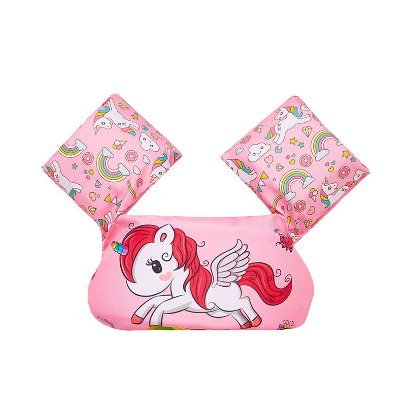 Women's Inflatable Swim Aid with Colorful Flamingo Design Kalsten