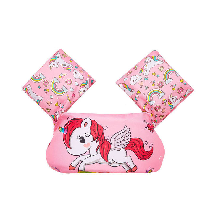 Women's Inflatable Swim Aid with Colorful Flamingo Design Kalsten