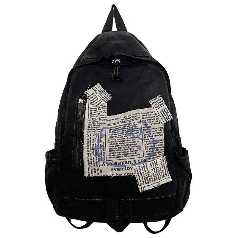 Artistic Multi-Pocket School Backpack Kalsten