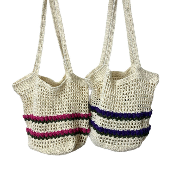 Hand-knotted shoulder bag Kalsten