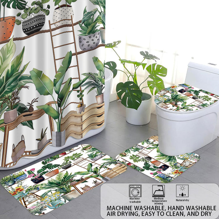 Digital Bow Pattern Bathroom Décor Set Kalsten